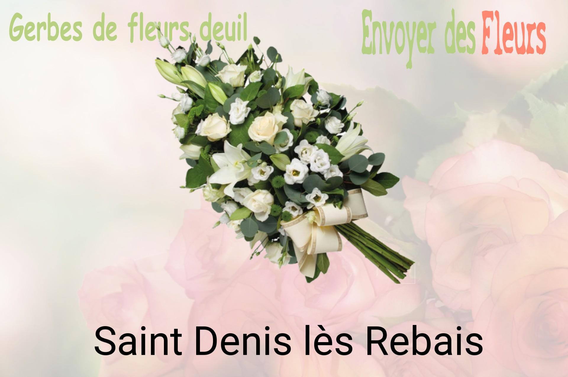Gerbe de fleurs de deuil livrée à Saint-Denis-lès-Rebais
